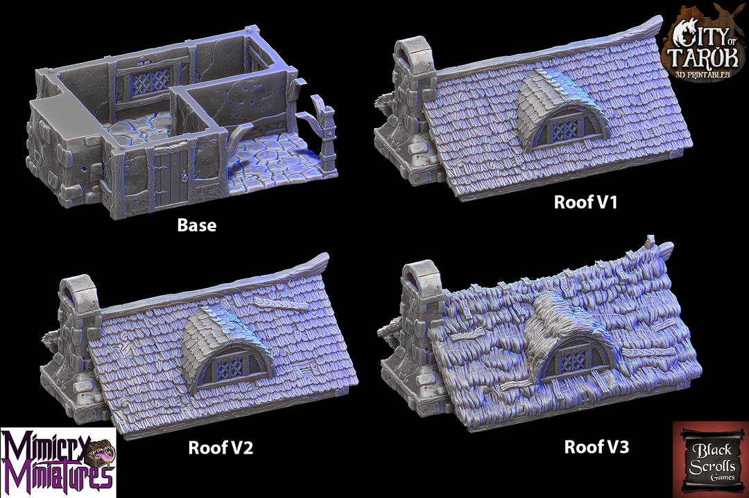 City of Tarok: Cottage and bakery - Black Scroll Games image 5